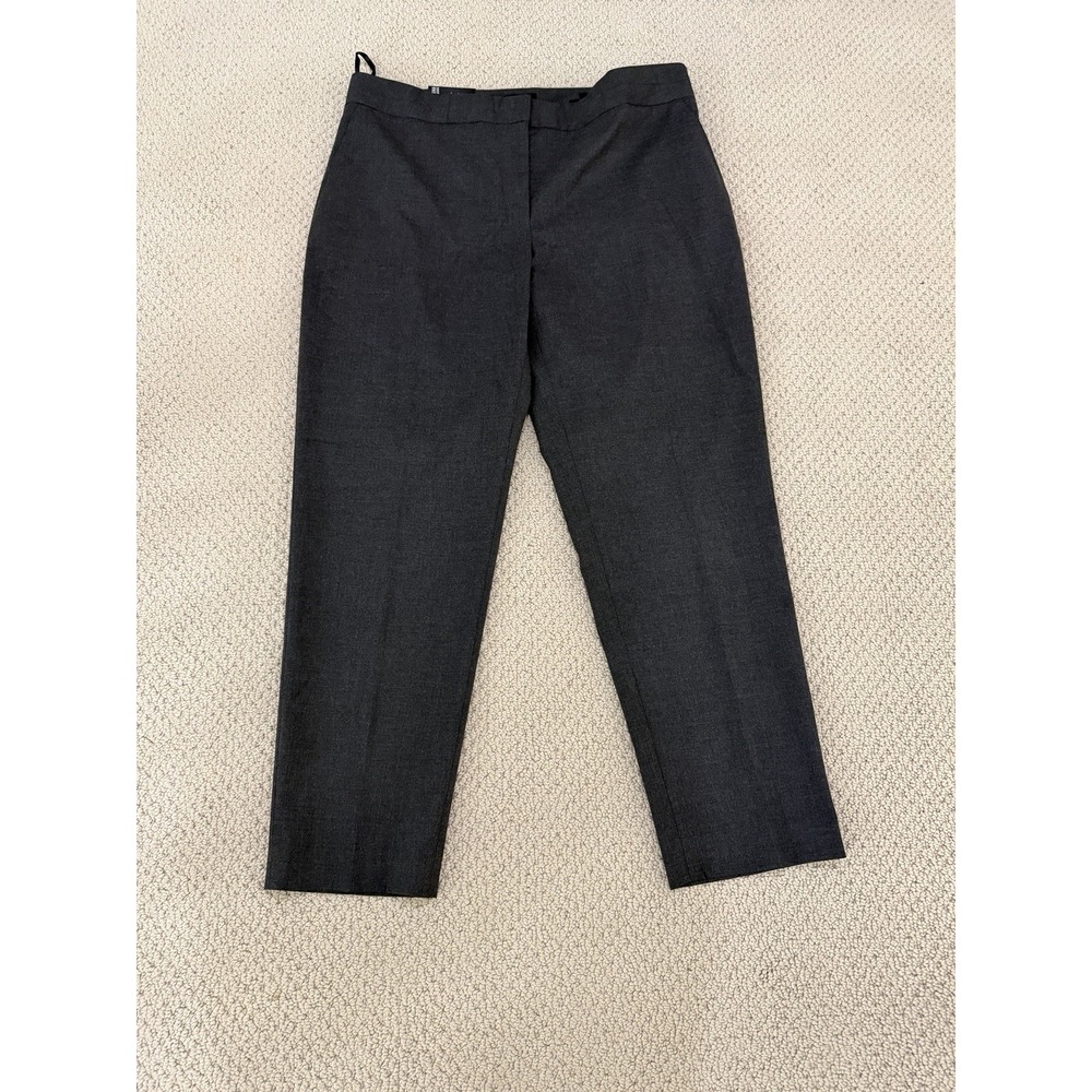JONES NEW YORK women grey cropped pants size 14 NEW WITH TAG
